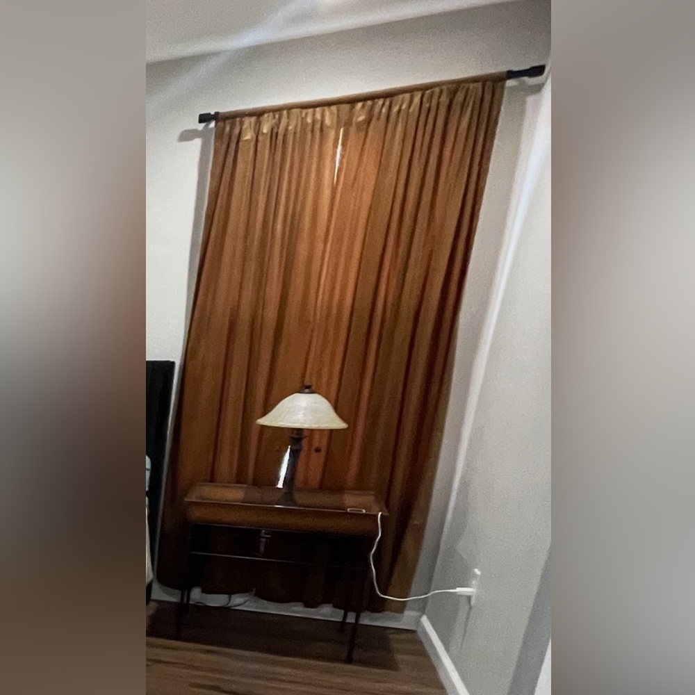 Elegant Brown Velvet Curtains